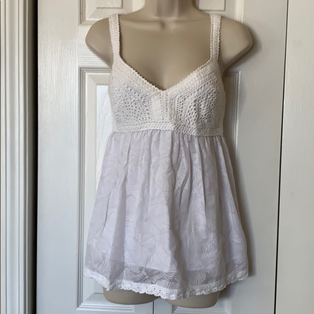INC crochet top